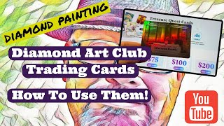 Diamond Art Club Trading Cards  How To Use Them [upl. by Walworth194]