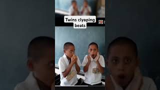 Twins clapping beats  mouth beatboxing astronomia musicTwinsclapping beats [upl. by Duster917]