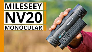 Mileseey NV20 Infrared Monocular Night Vision Review [upl. by Ardekahs906]