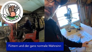 FarmVLOG55  Muhlis füttern und der ganz normale Wahnsinn [upl. by Nevur]