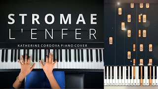 Stromae  Lenfer  Katherine Cordova  Piano Tutorial  Piano Cover [upl. by Kciremed]