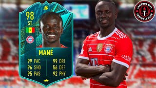 META striker Mane 98 Moments Player Review  FIFA 22 Ultimate Team [upl. by Samuelson]