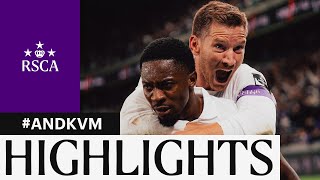 HIGHLIGHTS RSC Anderlecht  KV Mechelen  20232024 [upl. by Notnats]