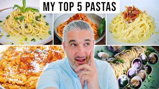 Vincenzos Plate 5 Top Pasta Recipes My Favorite Pasta Dishes [upl. by Yeung]