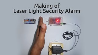 How to make a Laser Light Security Alarm [upl. by Santini84]